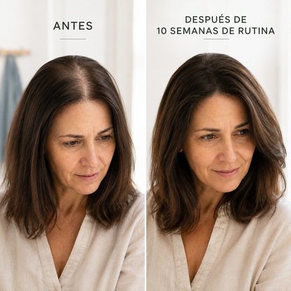 Sérum anticaída con aplicador · Densidad y volumen LissHair™