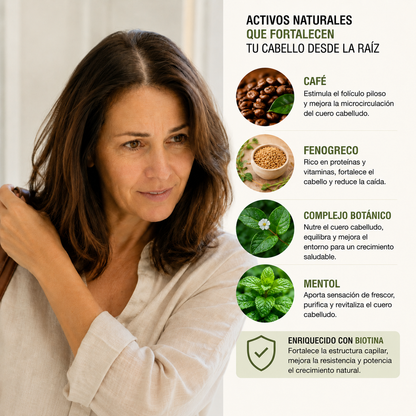 Sérum anticaída con aplicador · Densidad y volumen LissHair™