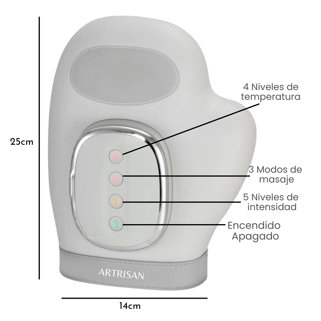 Guante terapéutico masajeador antidolor ARTRISAN™